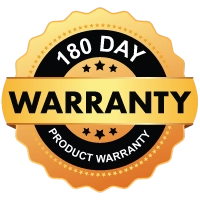 180-Days VIP Replacement Warranty.